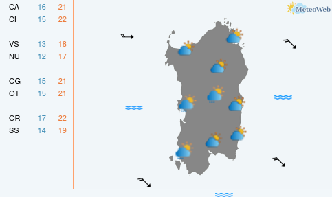 Previsioni Meteo Domenica 25 Ottobre