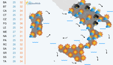 Previsioni Meteo Mercoledi 2 Settembre