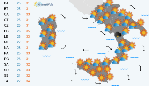 Previsioni Meteo Mercoledi 2 Settembre