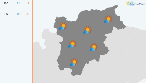 Previsioni Meteo Domenica 14 Giugno