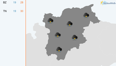 Previsioni Meteo Lunedì 17 Agosto