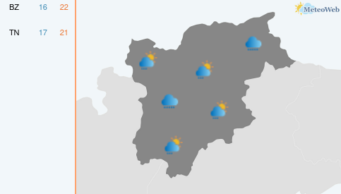 Previsioni Meteo Giovedì 10 Settembre