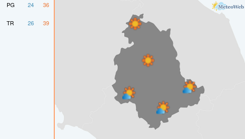 Previsioni Meteo Giovedì 30 Luglio