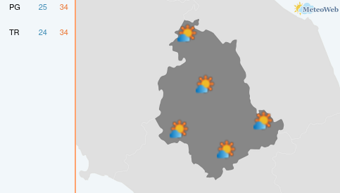 Previsioni Meteo Mercoledì 19 Agosto