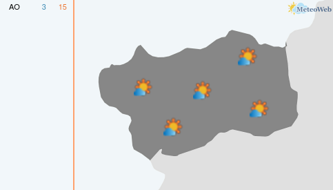 Previsioni Meteo Lunedì 16 Marzo