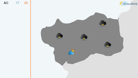 Previsioni Meteo Martedì 25 Agosto