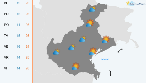 Previsioni Meteo Giovedì 1 Ottobre