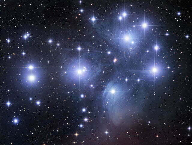L'ammasso aperto delle Pleiadi. Credit: Robert Gendler