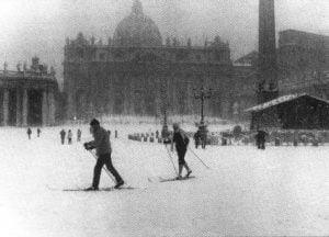 Neve a San Pietro inverno 1956
