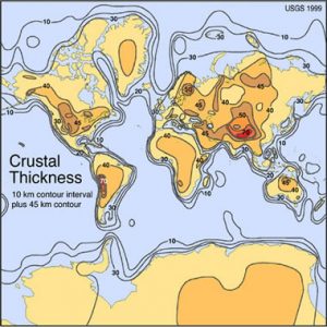 Profondità crosta terrestre