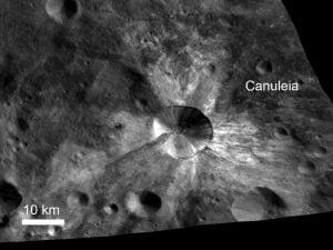 Vesta crateri