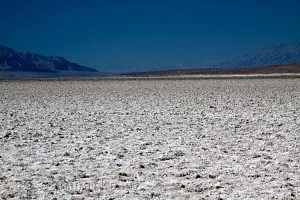 Il paesaggio dell'arida valle della Morte