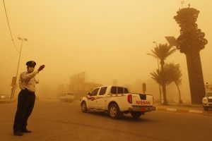 Tempesta di sabbia a Baghdad