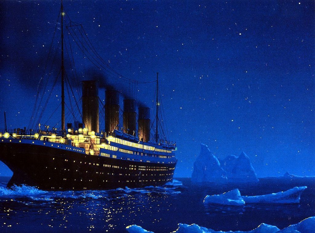 titanic iceberg