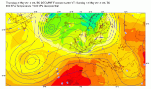 13 maggio ECMWF