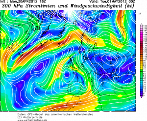 jet stream sub-tropicale