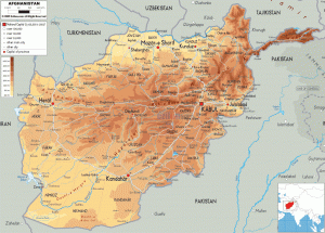 Afghanistan-physical-map