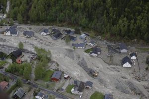 Gli effetti delle recenti inondazioni che hanno colpito la Norvegia