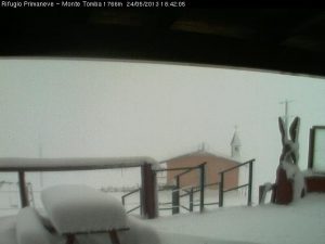 Abbondanti nevicate sui rilievi