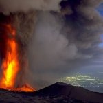 panorama etna eruzione