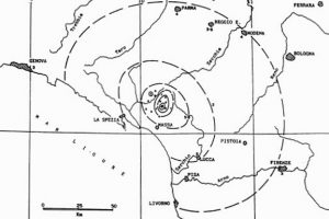 La scheda dei danni macrosismici per il terremoto del 1837, quasi un “gemello” dello sciame sismico che sta interessando la Lunigiana (da “Il terremoto dell’11 aprile 1837 in Lunigiana e Garfagnana”, Ismes)