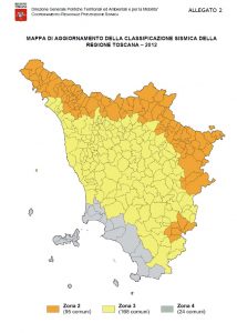 La classificazione sismica della Regione Toscana attualmente in vigore. Non esiste nessun Comune in “classe 1”: è sufficiente per la salvaguardia del nostro territorio?