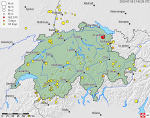 Swiss-map-earthquake-Switzerland