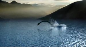 Rappresentazione grafica di Nessie, il leggendario mostro di Loch Ness