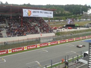 Shell Protest At The Belgian Grand Prix