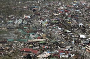 Foto aeree tifone Haiyan - Filippine