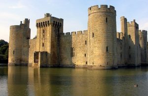 Castello di Bodiam, East Sussex, Inghilterra