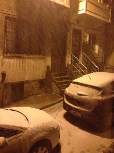 Le strade di Istanbul stasera...