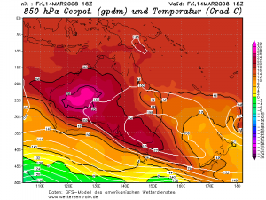 Onda di calore in Australia