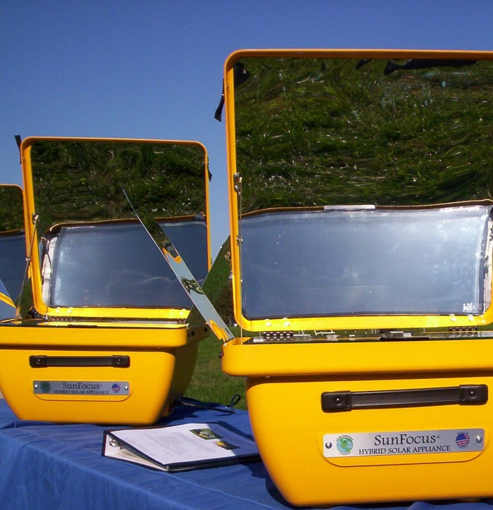 Sun Focus: il forno portatile ibrido che sfrutta la luce solare,  risparmiando il 75% di energia