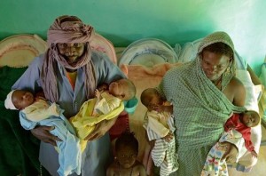 Mali, nati quattro gemelli in campo rifugiati Msf in Mauritania
