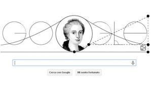 Google/ Doodle di Google per Maria Gaetana Agnesi con la Versiera