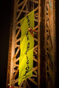 Gazprom Oil Rig Blockade in the Netherlands