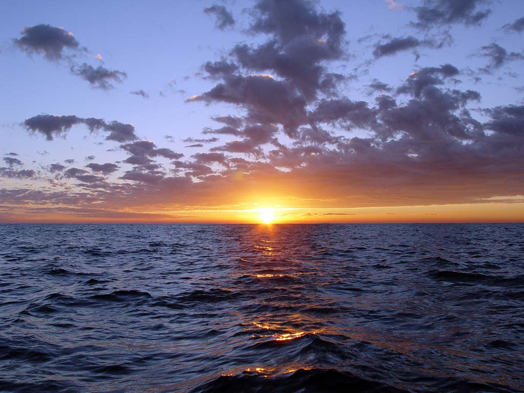 oceano tramonto mare