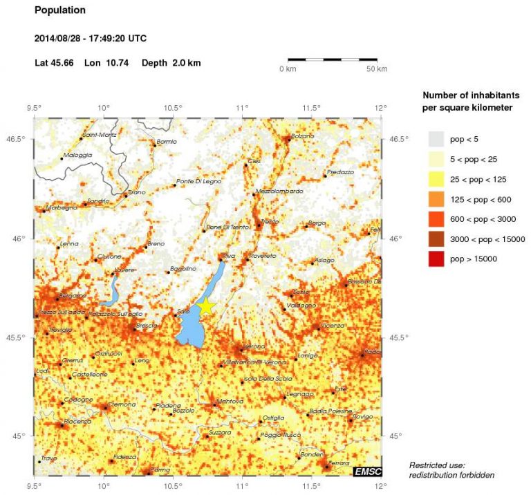 Scossa Terremoto 10 Minuti Fa Rovereto Tn