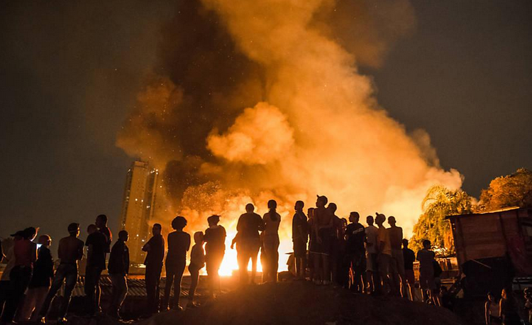 incendio san paolo brasile