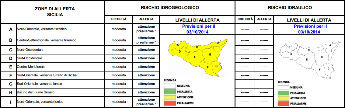 allerta meteo sicilia