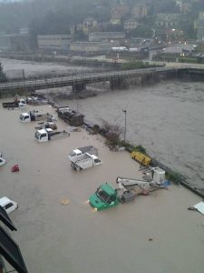 Polcevera esondato