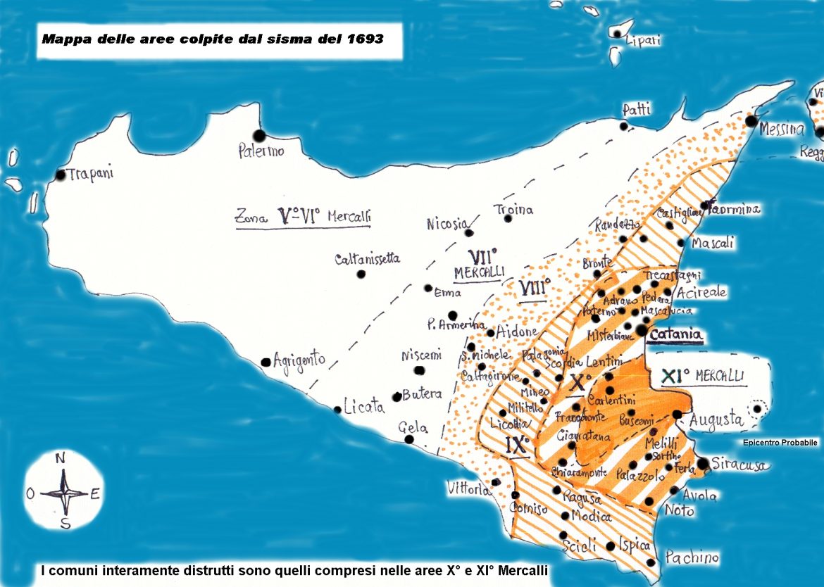 11 gennaio 1693: 322 anni fa il disastroso terremoto della Val di Noto