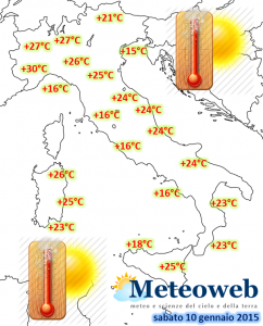 allerta meteo caldo italia