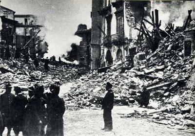 Gli effetti del terremoto del 1908