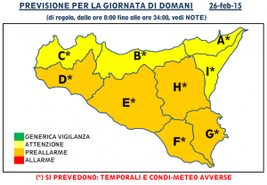 allerta meteo sicilia