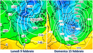 previsioni meteo febbraio neve italia inverno gelo