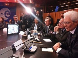 Il Presidente Mattarella visita l'Agenzia Spaziale Europea