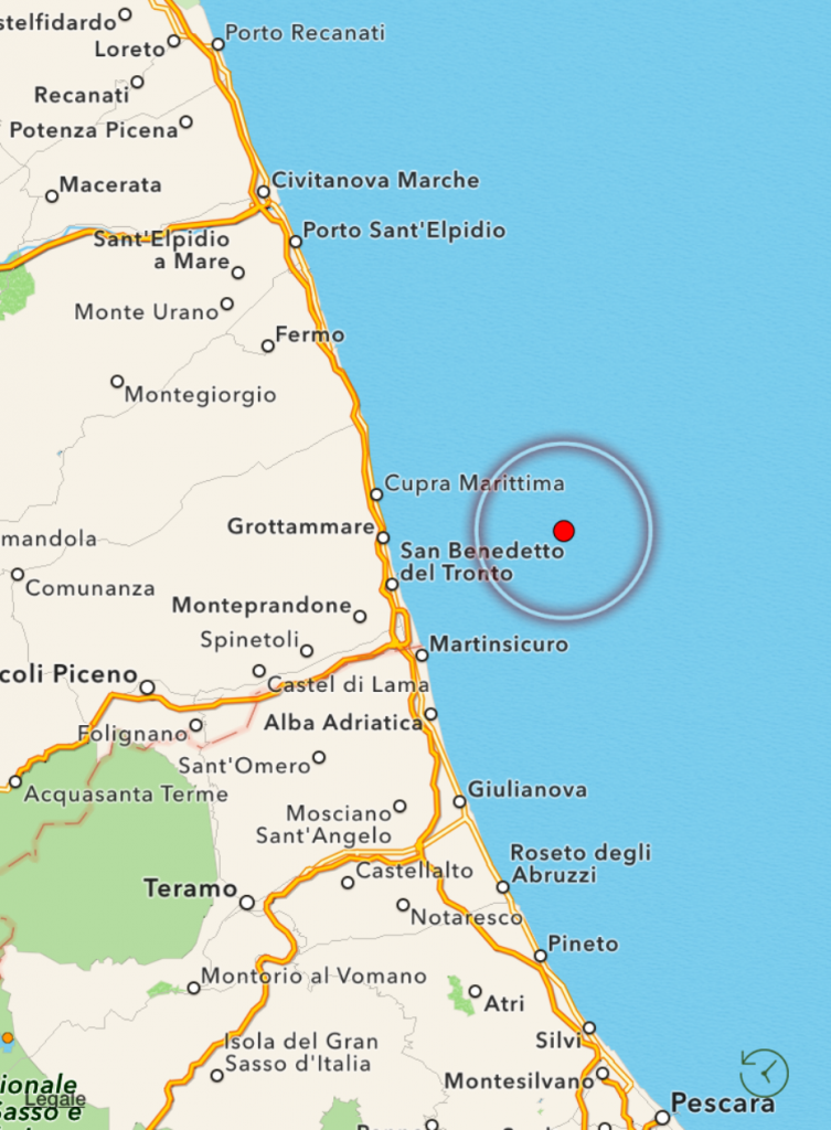 San Benedetto del Tronto terremoto