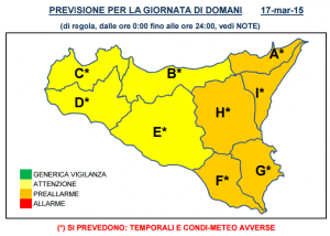 allerta meteo sicilia